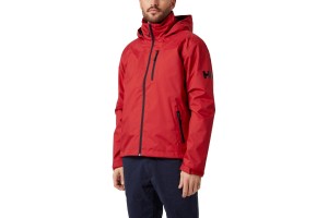 Helly Hansen Crew Hooded Midlayer — piros (162-red)