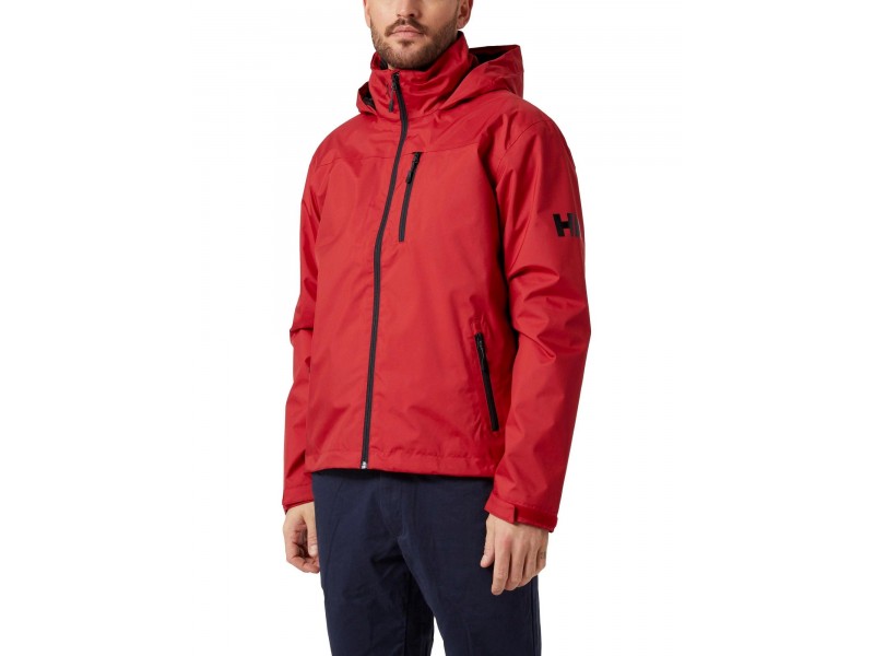 Helly Hansen Crew Hooded Midlayer — piros (162-red)