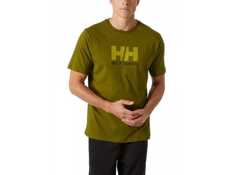 Helly Hansen HH Logo férfi póló - olivazöld (461)