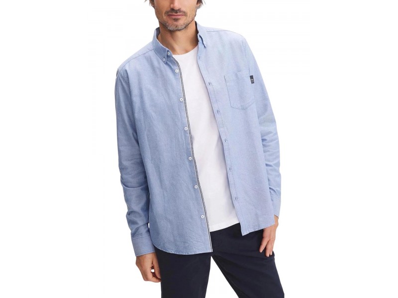 TBS Dreciche férfi ing chambray, 100% pamut