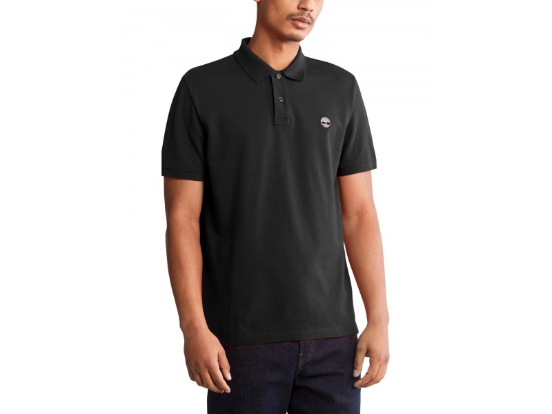 Timberland férfi Pique rövid ujjú póló - fekete