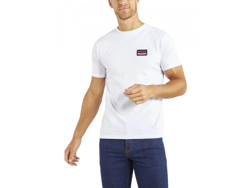 Nautica Zane T-Shirt férfi póló - fehér, 100% pamut