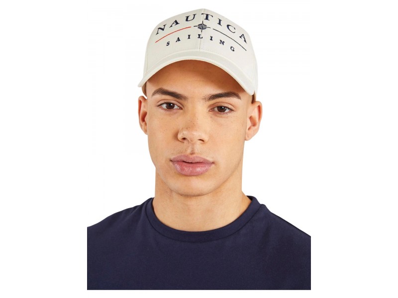 Nautica Titan Snapback Cap D - ecru (100% pamut)