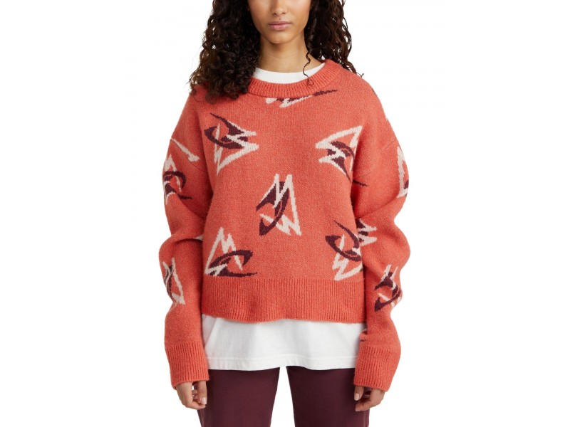 O'Neill Anchorage Knit Pullover D - női, 33035 red knit