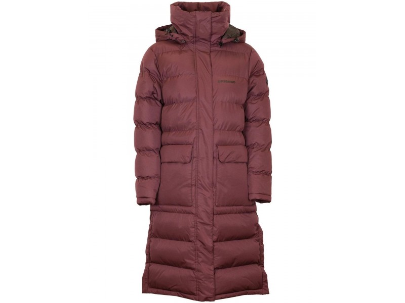 Fundango Sabina női párnázott kabát - aubergine