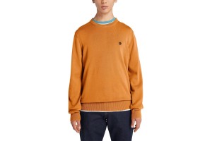Timberland férfi Cotton Yd pulóver - barna