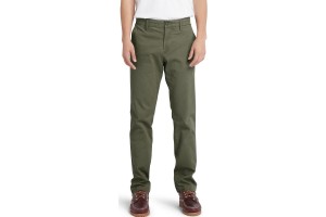 Timberland Stretch Twill Chino férfi zöld nadrág