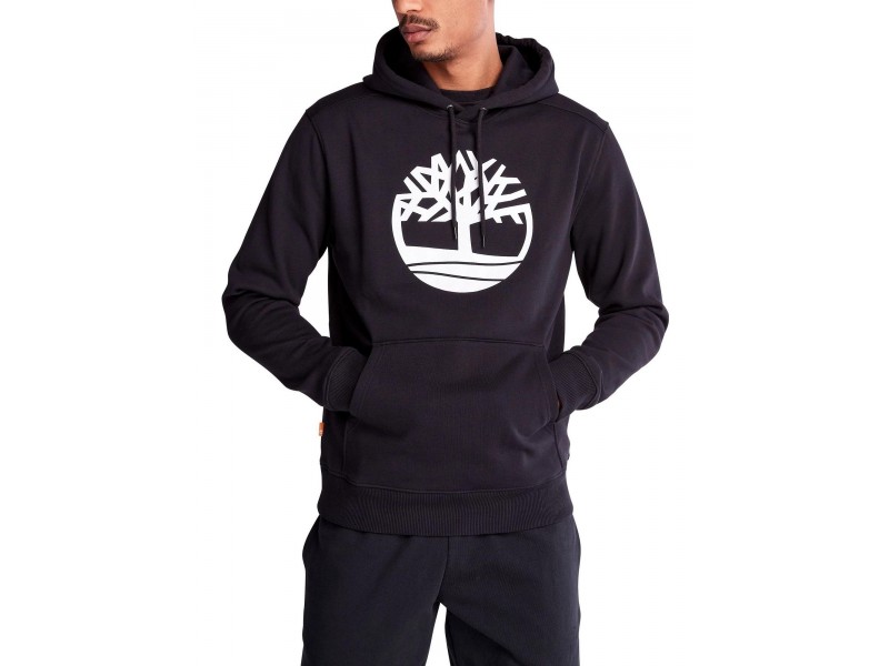 Timberland Tree Logo férfi kapucnis pulóver - fekete