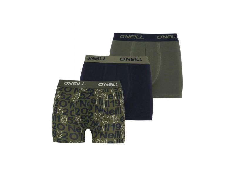 O'Neill férfi boxer 3-pack AOP és sima