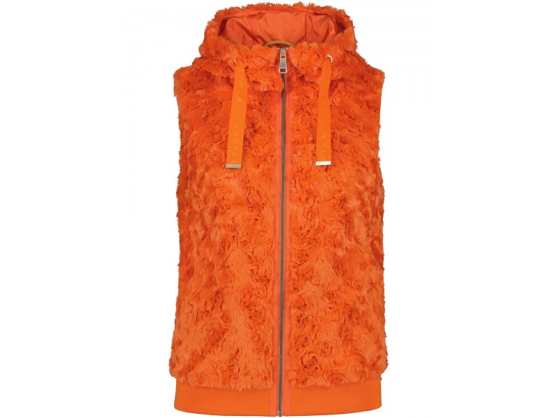 Luhta Haloniemi női mellény - 455 orange, 100% poliészter