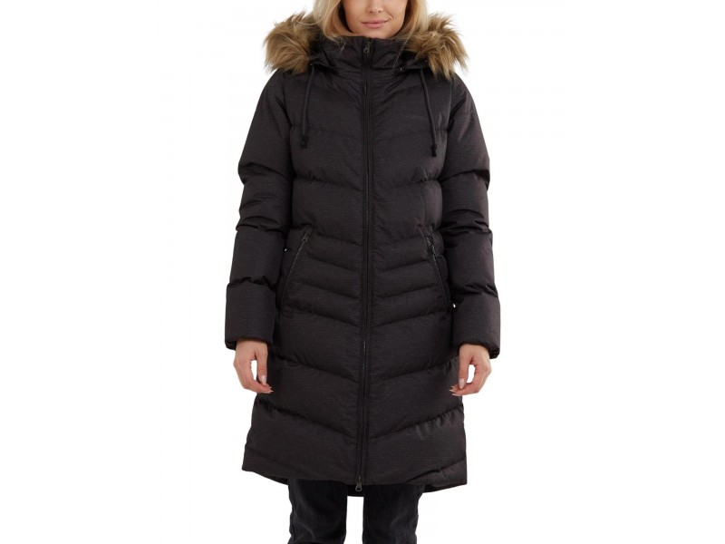 Fundango Puppis női steppelt kabát - black heather