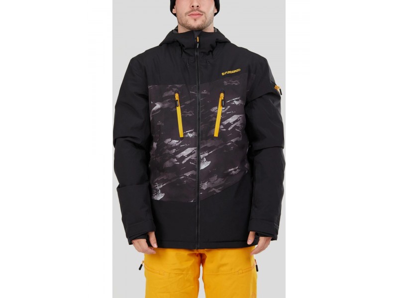 Fundango Privet Allmountain férfi síkabát - fekete camouflage