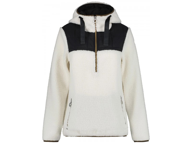 Luhta D női fehér polár pulóver - 100% újrahasznosított