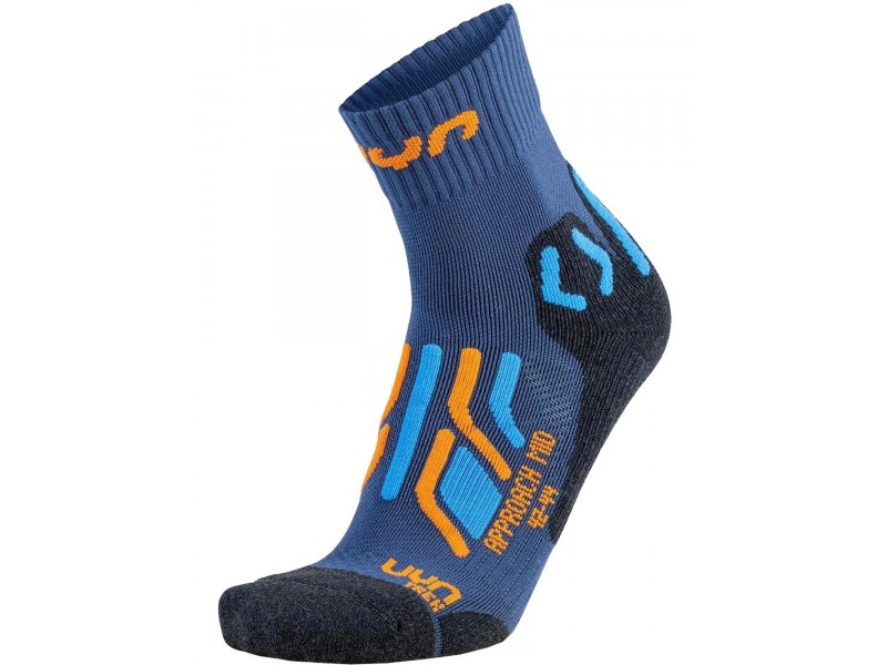 UYN Trekking Approach Mid férfi zokni - a614 blue/orange