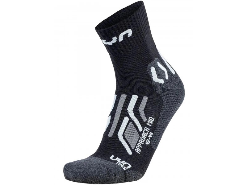 UYN D férfi trekking zokni - fekete/szürke