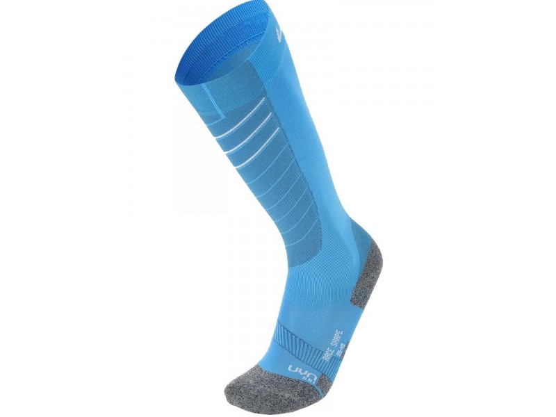 UYN női Ski Race Shape zokni - türkiz/fehér