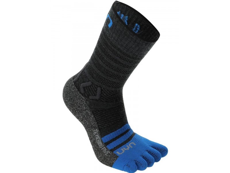 UYN D férfi trekking zokni – antracit/kék