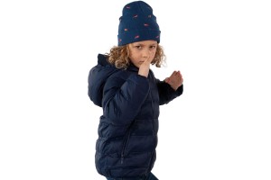 Barts Vinson Beanie Kids gyerek sapka, sárga rókaminta