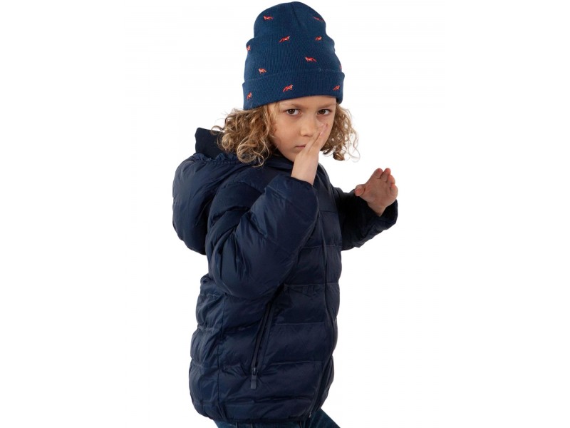 Barts Vinson Beanie Kids gyerek sapka, sárga rókaminta