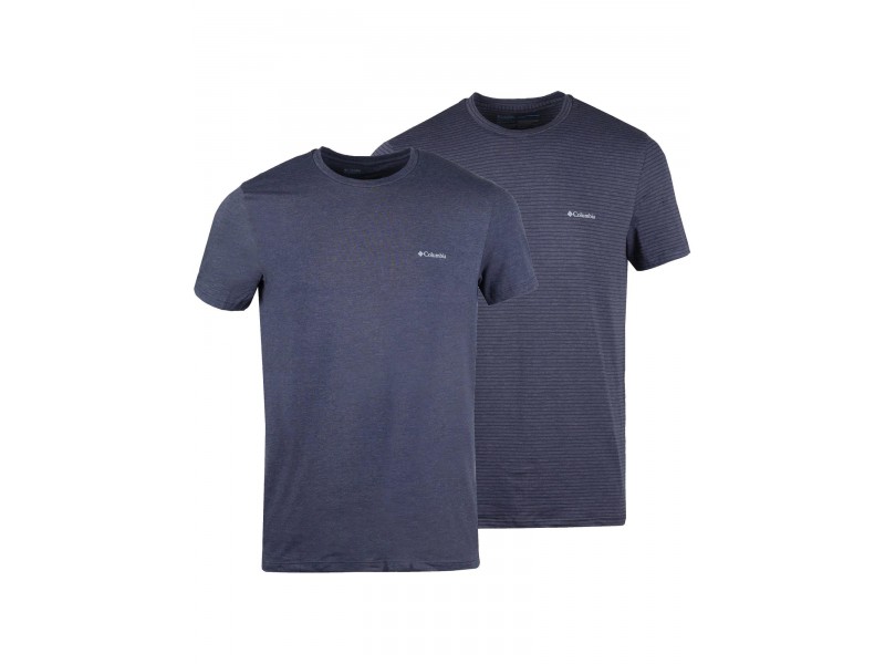 Columbia 2PP fekete csíkos férfi póló