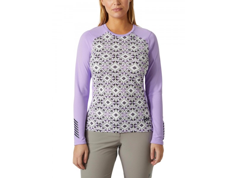 Helly Hansen női Lifa Active Graphic Crew - 699 Heather Star