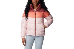 Columbia Puffect Colorblocked női dzseki - dusty pink