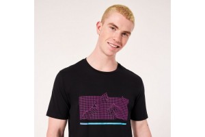 Oakley Digi-mountains fekete férfi póló