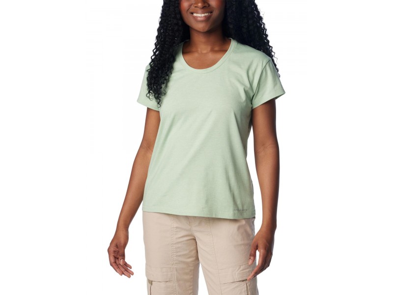 Columbia Sun Trek női rövid ujjú sportpóló - sage leaf