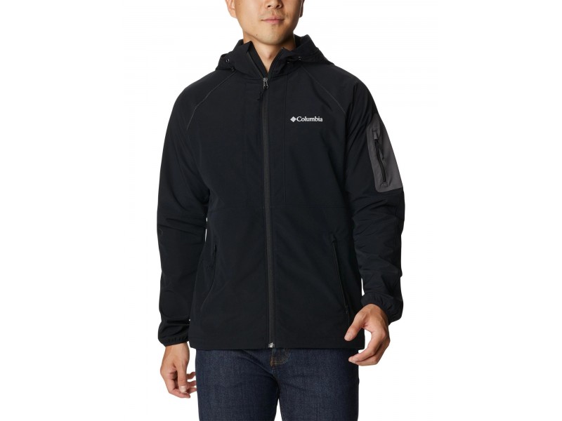 Columbia Tall Heights Hooded Softshell - fekete