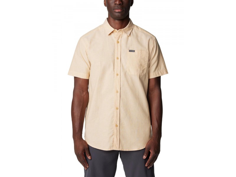 Columbia Rapid Rivers rövid ujjú ing — light camel