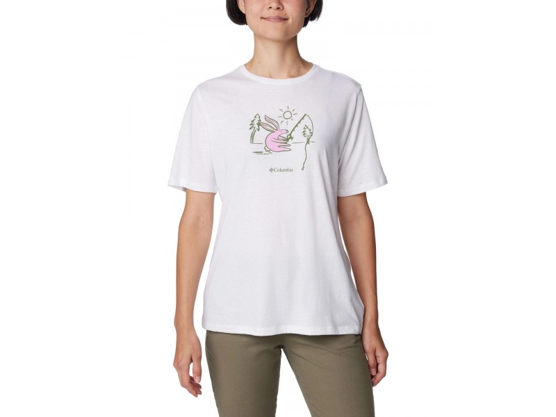 Columbia Bluebird Day Relaxed női póló (fehér)