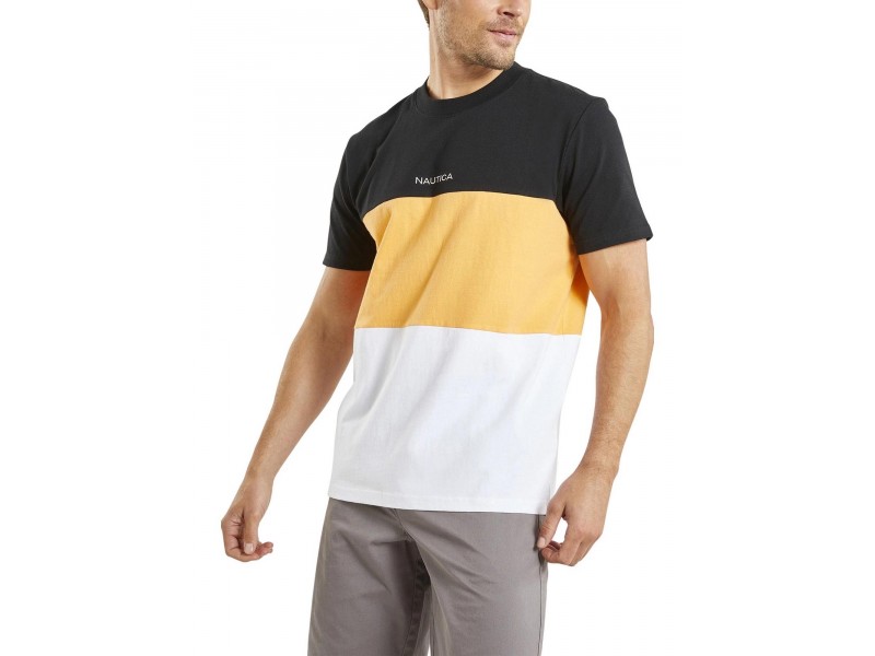 Nautica Simcoe férfi póló - fekete, 100% pamut