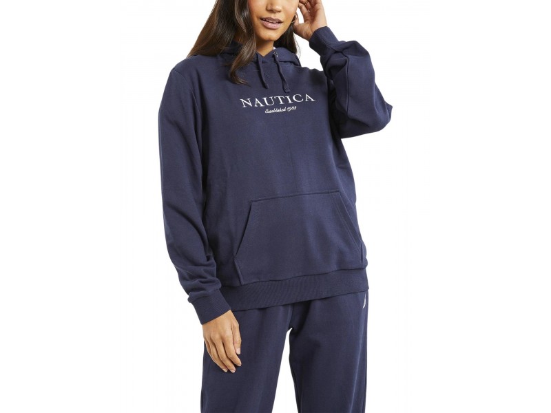 Nautica Clemence női kapucnis pulóver - dark navy
