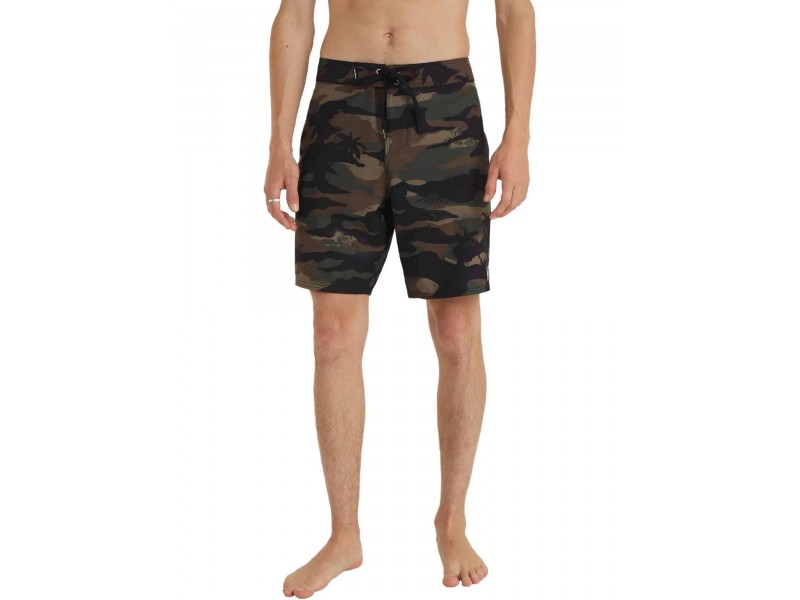 O'Neill Hyperfreak Heat Camo férfi boardshorts - zöld heat camo