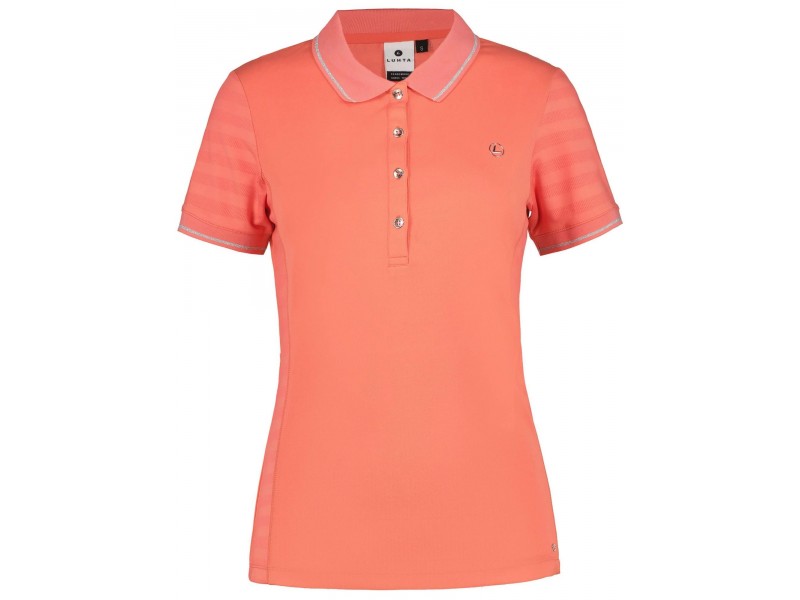 Luhta Eriksdal női galléros póló, pink