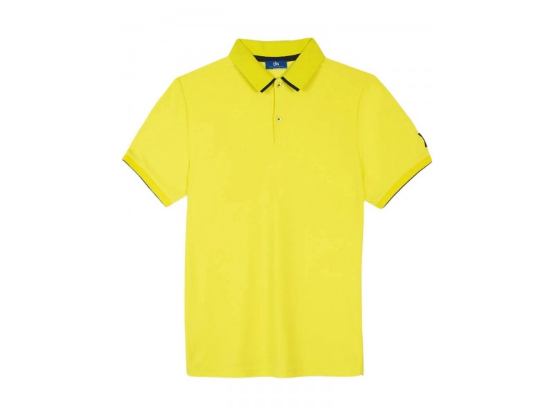 TBS Mancepol D férfi UV galléros póló - 209-jaune