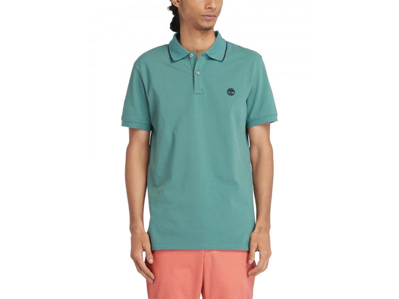 Timberland férfi Jacquard polo – organikus pamut