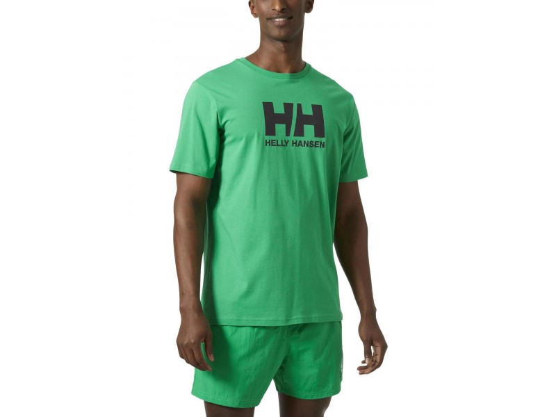 Helly Hansen HH Logo T-Shirt - férfi olívazöld