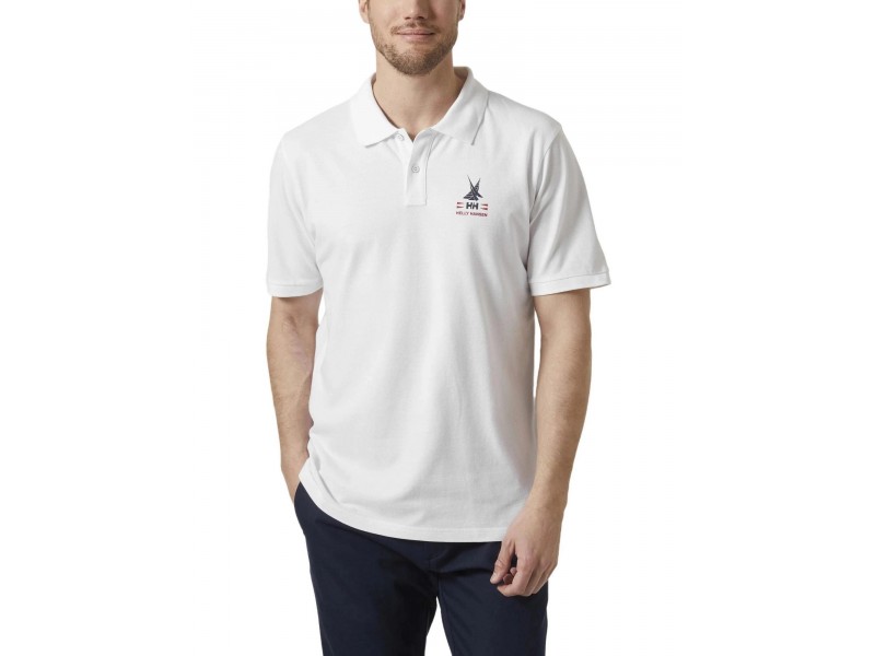 Helly Hansen Koster Polo D - fehér, 100% organikus pamut