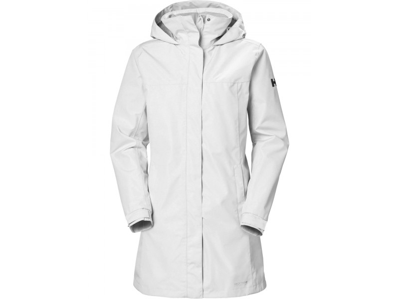 Helly Hansen W Aden Long Coat D — női fehér esőkabát