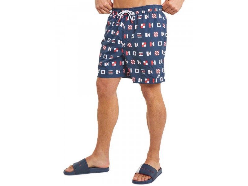 Nautica Kinloss 6\" férfi fürdőnadrág - dark navy