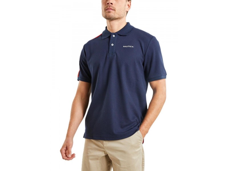 Nautica Hopeman férfi polo - 459 dark navy