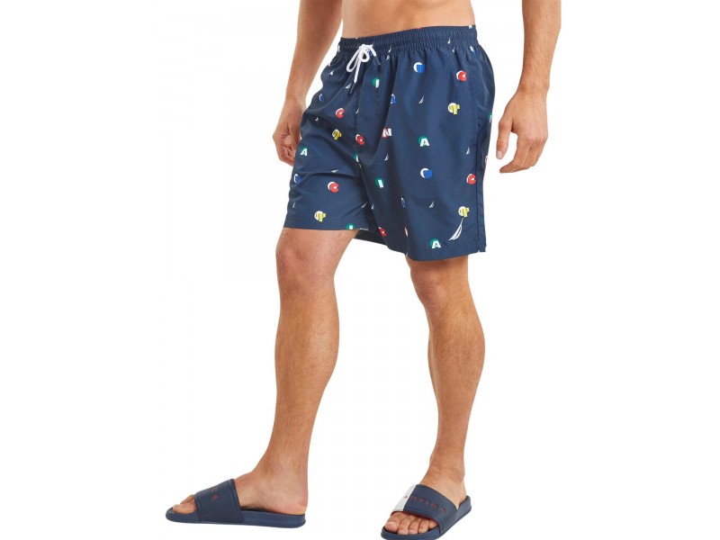 Nautica Winston 6 férfi fürdőnadrág - sötétkék