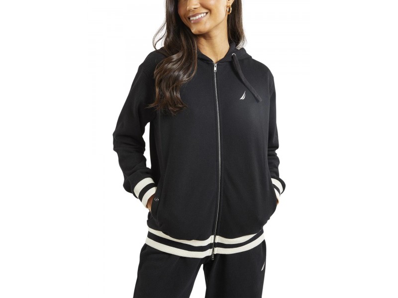 Nautica Lunaire FZ Hoody D női kapucnis pulóver - fekete