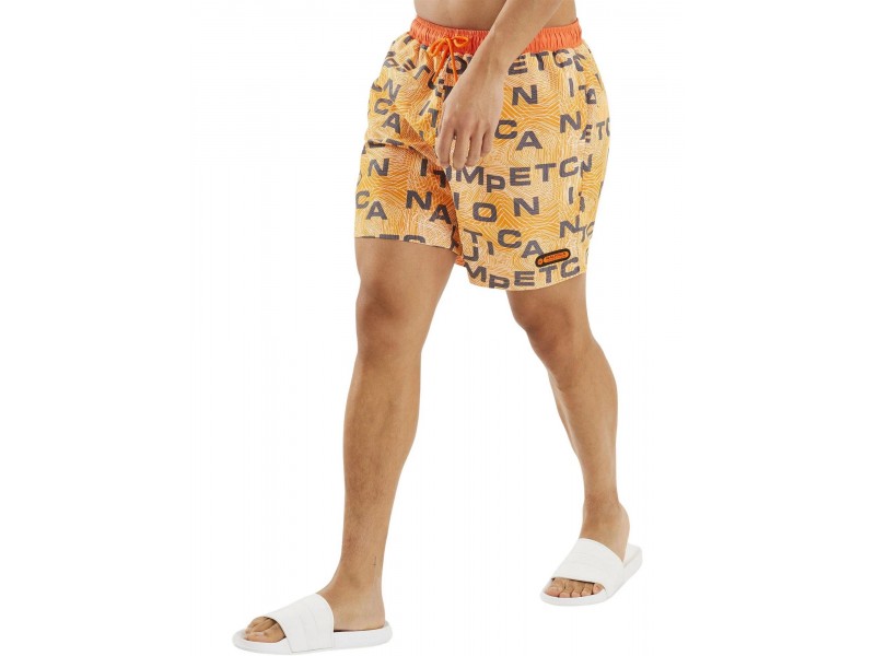 Nautica Carter 6 férfi fürdőshort - neon narancs