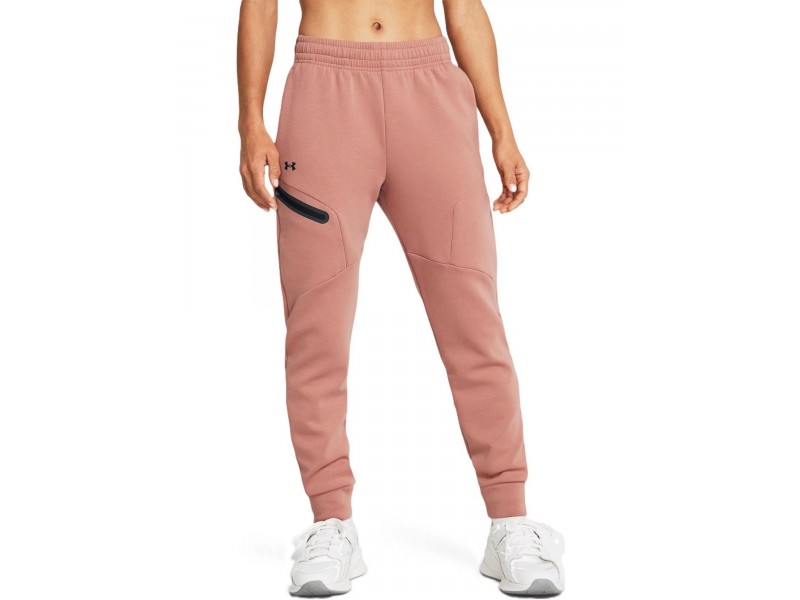 Under Armour Unstoppable Flc Jogger női - rózsaszín