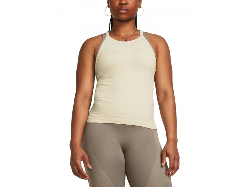 Under Armour Rush Seamless Tank D - női atléta (barna)