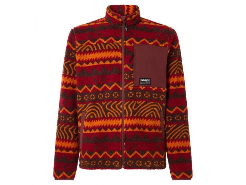 Oakley Mountain Fire Sherpa pulóver bordó