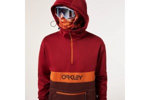 Oakley Tnp Nose Grab softshell pulóver - bordó