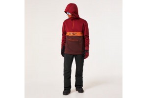 Oakley Tnp Nose Grab softshell pulóver - bordó
